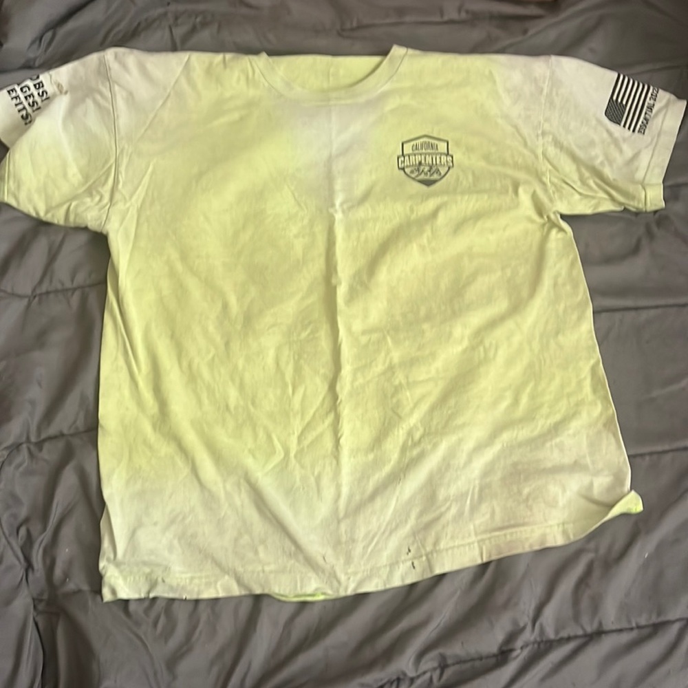 California carpenters green t shirt men’s